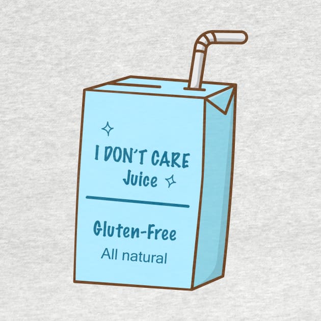 I don't care juice box by Vintage Dream